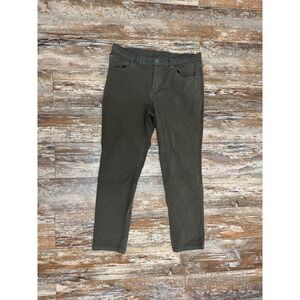 Mens Free Fly Flat Front Chino Pants Size 32x30 Gray Stretch Hiking